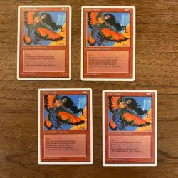 4x Bird Maiden NM+ NEVER PLAYED MTG Fourth 4th Ed. Magic x4 FREE SHIPPING - Image 1