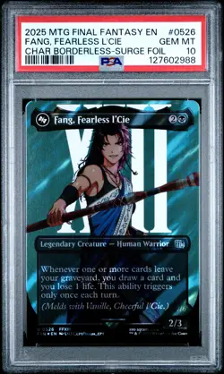 2025 MTG FINAL FANTASY #0526 FANG, FEARLESS L'CIE PSA 10 - Image 1