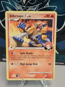 Pokemon Infernape #43/111 Rising Rivals Regular Non Holo TCG MP++ - Image 1