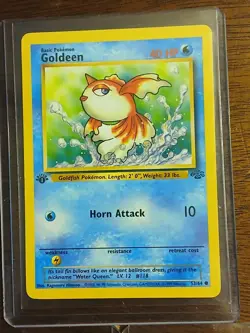 Lot of 3 Goldeen - 1st Edition Jungle - Pokemon Near Mint Condition - Image 2