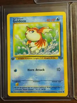 Lot of 3 Goldeen - 1st Edition Jungle - Pokemon Near Mint Condition - Image 3