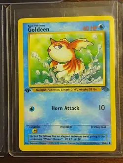 Lot of 3 Goldeen - 1st Edition Jungle - Pokemon Near Mint Condition - Image 4