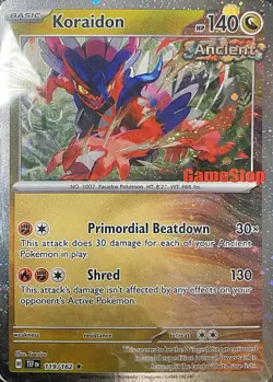 1x Koraidon - 119/162 - Gamestop Exclusive Promo - Holo NM-Mint Pokemon Unique a - Image 1