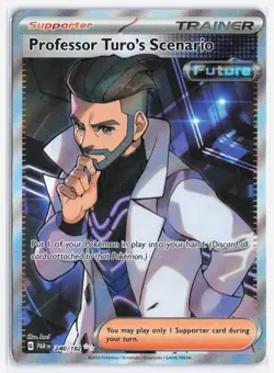 Paradox Rift Ultra Rare Trainer Professor Turo's Scenario 240/182 Pokemon Card - Image 1