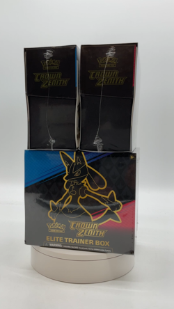 (4) Pokemon Crown Zenith Elite Trainer Box SEALED ETB's + FA Suicune V PSA 10 - Image 2