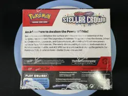 POKEMON TCG BOOSTER BOX - STELLAR CROWN - SCARLET AND VIOLET - FACTORY SEALED - Image 4