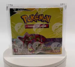 Pokemon SWSH Evolving Skies Booster Box SEALED w/Acrylic Case (36 Pack Total) - Image 1