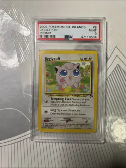 Pokemon Jigglypuff Promo PSA 9 MINT Southern Islands 2001 Vintage WOTC - Image 1