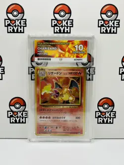 Pokemon Charizard 011/087 CP6 20th Anniversary Holo 1st Ed ACE 10 GEM MINT - Image 1