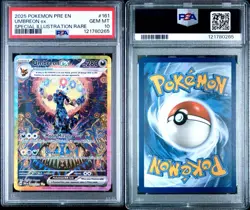 2025 POKEMON PRISMATIC EVOLUTIONS UMBREON ex SIR 161/131 PSA GEM MT 10 - Image 3