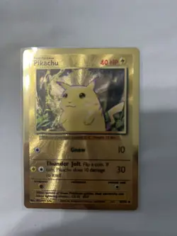 2021 Pokemon Pikachu Gold Metal Ultra Premium Collection 58/102 - Celebrations - Image 1