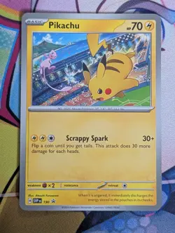 No Stamp Asia Exclusive Pikachu SVP190 2024 World Championships Pokemon Promo - Image 1