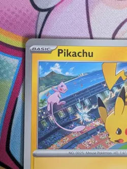No Stamp Asia Exclusive Pikachu SVP190 2024 World Championships Pokemon Promo - Image 2