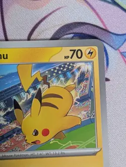 No Stamp Asia Exclusive Pikachu SVP190 2024 World Championships Pokemon Promo - Image 3