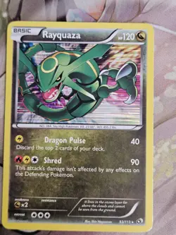 Rayquaza 93/113 Legendary Treasures Holo Pokemon TCG LP - Image 1
