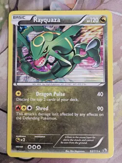 Rayquaza 93/113 Legendary Treasures Holo Pokemon TCG LP - Image 2