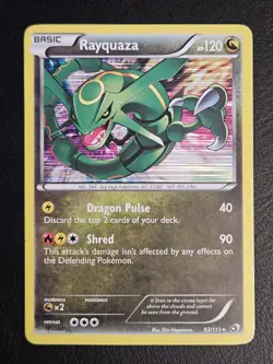 Rayquaza 93/113 Legendary Treasures Holo Pokemon TCG LP - Image 3