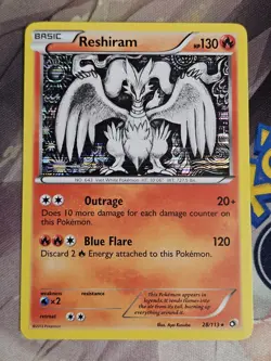 Reshiram 28/113 - Holo rare - Legendary Treasures - Pokemon TCG LP - Image 1