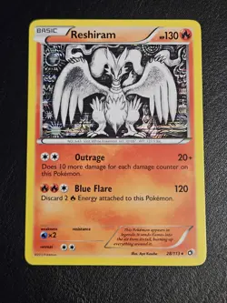 Reshiram 28/113 - Holo rare - Legendary Treasures - Pokemon TCG LP - Image 2