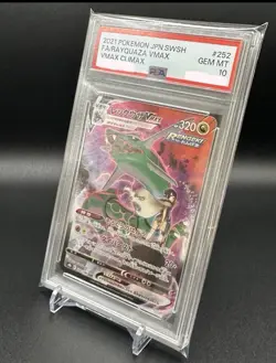 Rayquaza VMAX 252/184 S8b: Vmax Climax Holo (Japanese) Pokemon PSA 10 - Image 3