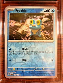 Froakie Reverse Holo #056 - CGC NM/MINT 8 - SV Twilight Masquerade - Pokemon TCG - Image 2
