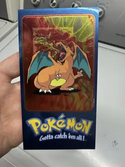 Charizard 5 of 5 Topps 2000 Chrome Oversized Box Topper Series 2 Pokemon Card - Image 1