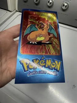 Charizard 5 of 5 Topps 2000 Chrome Oversized Box Topper Series 2 Pokemon Card - Image 2