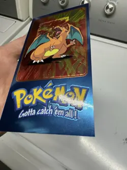 Charizard 5 of 5 Topps 2000 Chrome Oversized Box Topper Series 2 Pokemon Card - Image 3