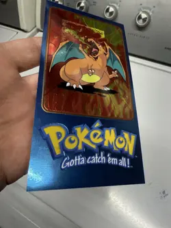 Charizard 5 of 5 Topps 2000 Chrome Oversized Box Topper Series 2 Pokemon Card - Image 4