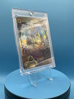 Chi-Chi & Goku Aladdin DRAGON BALL Silver Anime ACG Waifu Holo Card Magic - Image 3