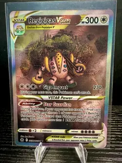 Regigigas VSTAR GG55/GG70 Crown Zenith: Galarian Gallery Pokemon TCG Card NM - Image 1