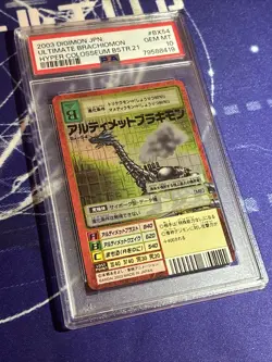 PSA 10 UltimateBrachiomon Bx54 HOLO Booster 21 Digimon Graded Card GEM MINT! - Image 3