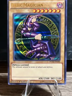 Yu-Gi-Oh TCG Dark Magician DUSA-EN100 1st Edition Ultra Rare Card NM - Image 3