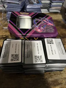 300 Pokemon TCG Live Online Code Cards Bulk Lot - LO, ST, CZ, S&V, PE assortment - Image 1