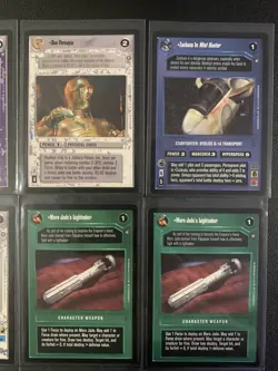 Star Wars CCG SWCCG Enhanced Jabba's Palace Premium 12 Cards Total Decipher - Image 3