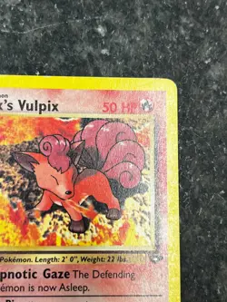Brock's Vulpix 37/132 - Gym Challenge Vintage Pokemon Card LP - Image 4