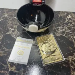 JIGGLYPUFF Pokemon 23K Gold Plated Trading Card 1999 Burger King Limited Edition - Image 1