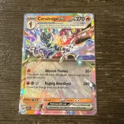 Pokemon TCG Ceruledge EX 036/191 Surging Sparks Double Rare Card (NM Condition) - Image 1