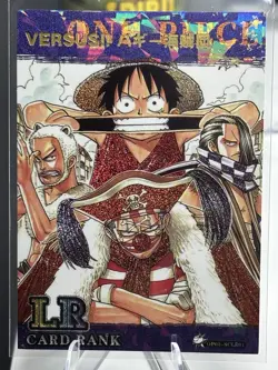 MONKEY D LUFFY LR One Piece Anime Super Rare Holo Mint Trading Card CCG TCG - Image 1