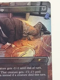 MTG Tragic Slip R Foil #7043 SLD Secret Lair The Office Bonus Card - Image 3