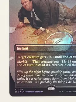 MTG Tragic Slip R Foil #7043 SLD Secret Lair The Office Bonus Card - Image 4