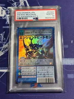 PSA 10 AncientBeatmom St-697 HOLO Deck Kit S Digimon Graded Card GEM MINT! - Image 1