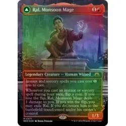 FOIL RAL, MONSOON MAGE (BORDERLESS)(TEXTURED FOIL) Modern Horizons 3 Magic MTG - Image 1