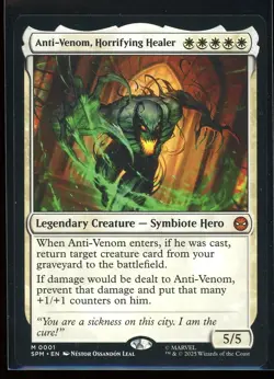 Anti-Venom, Horrifying Healer 2025 Magic: The Gathering Marvel's Spider-Man #1 M - Image 1