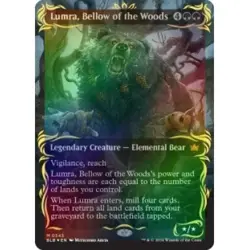 FOIL LUMRA, BELLOW OF THE WOODS (BORDERLESS) (RAISED FOIL) Bloomburrow BLB MTG - Image 1