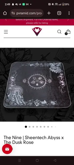 Pvramid | The Nine | "Sheentech Abyss" | 2P playmat - Image 4