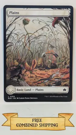 Magic The Gathering: 4x Bloomburrow (BLB) Full Art Plains - Image 4