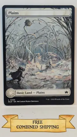 Magic The Gathering: 4x Bloomburrow (BLB) Full Art Plains - Image 5