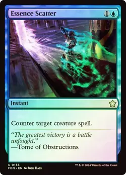 Essence Scatter (Foil) - FDN - Uncommon - MTG Magic Pack fresh - Image 1