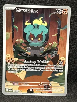 Pokemon TCG Marshadow 146/132 Mega Evolution Ir Holo Rare - Image 1